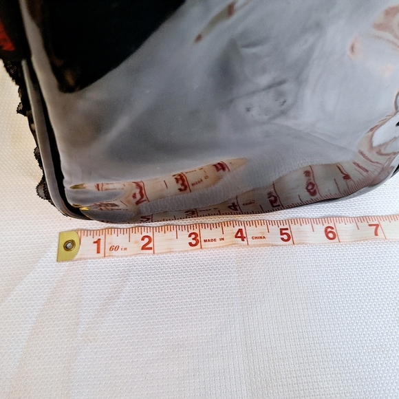 Voodoo Vixen "Black Roses and Voodoo" Oversized satchel gothic core purse. - Picture 6 of 16